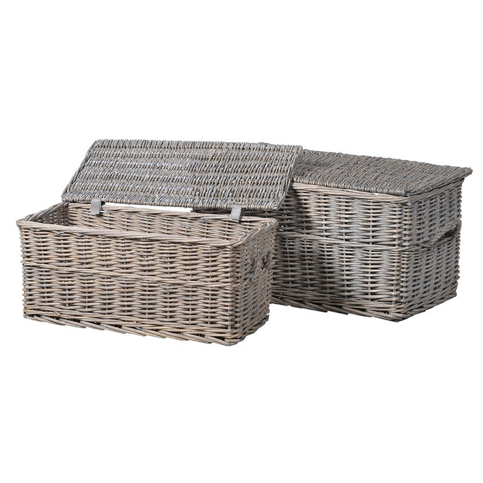 Set/2 Full Wicker Boxes