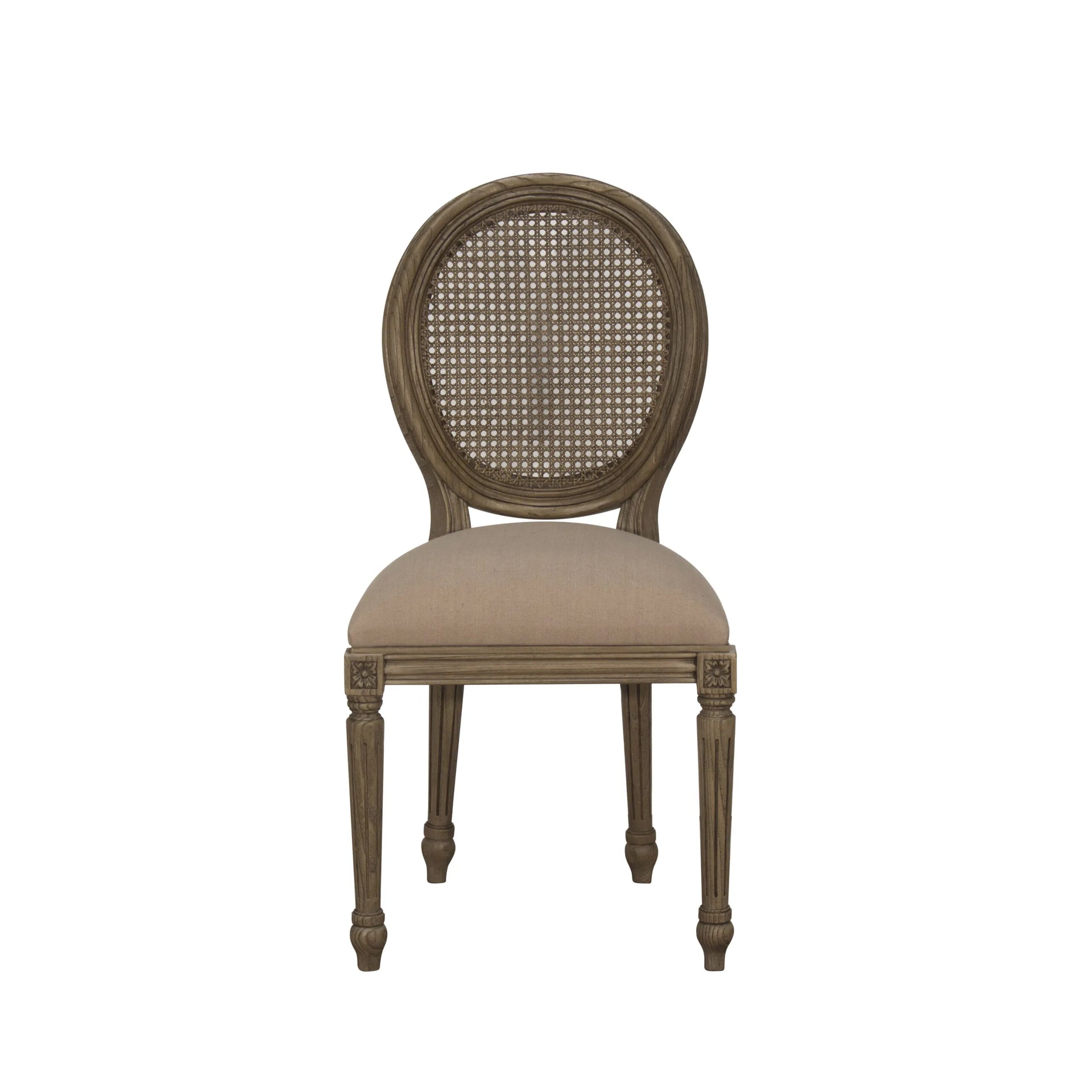 Rochelle Rattan Balloon Back Chair