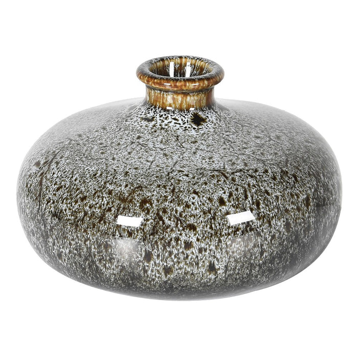 Ceramic Round Vase Grey