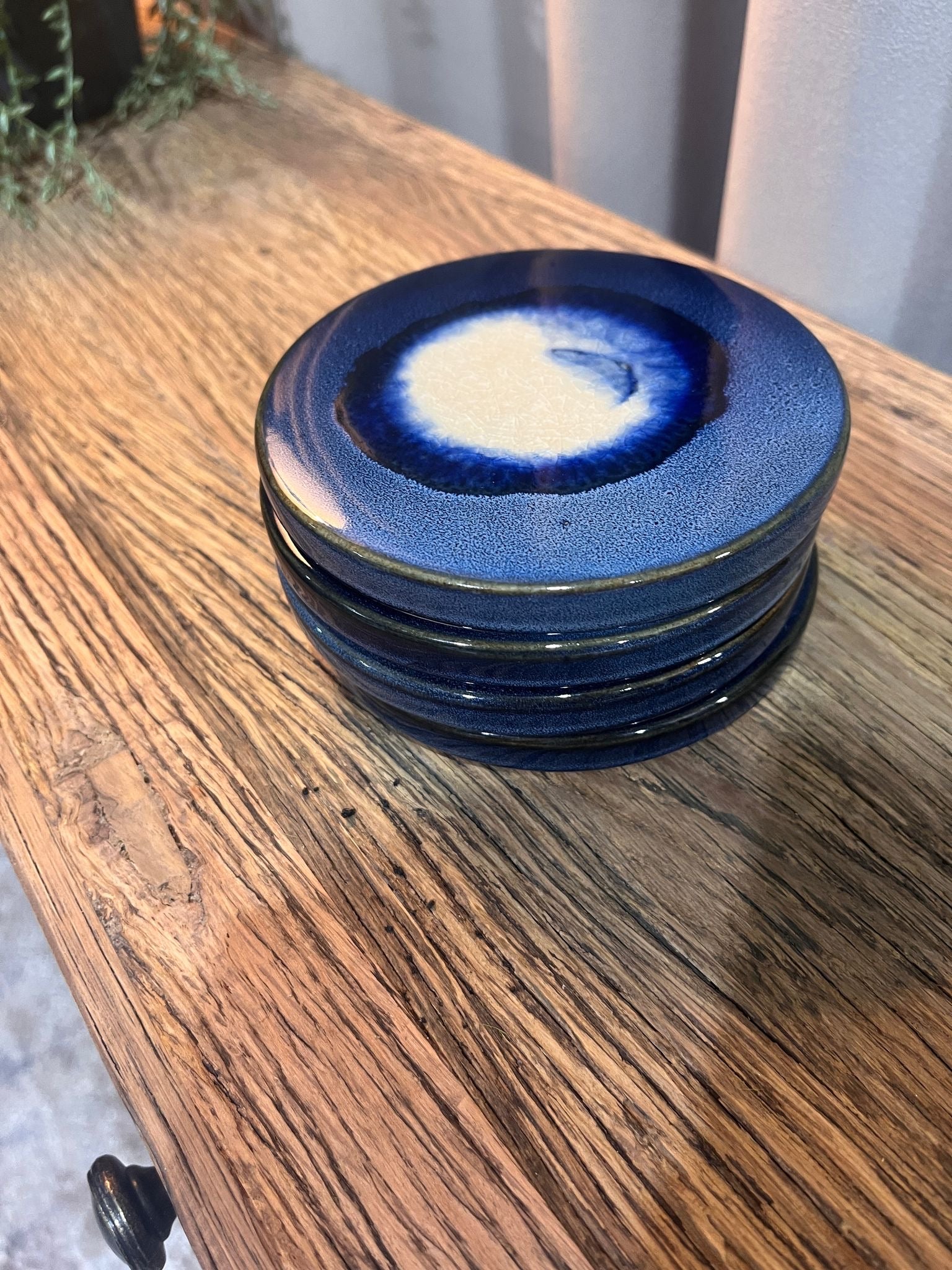 Sea Blue S/4 Ceramic Coasters