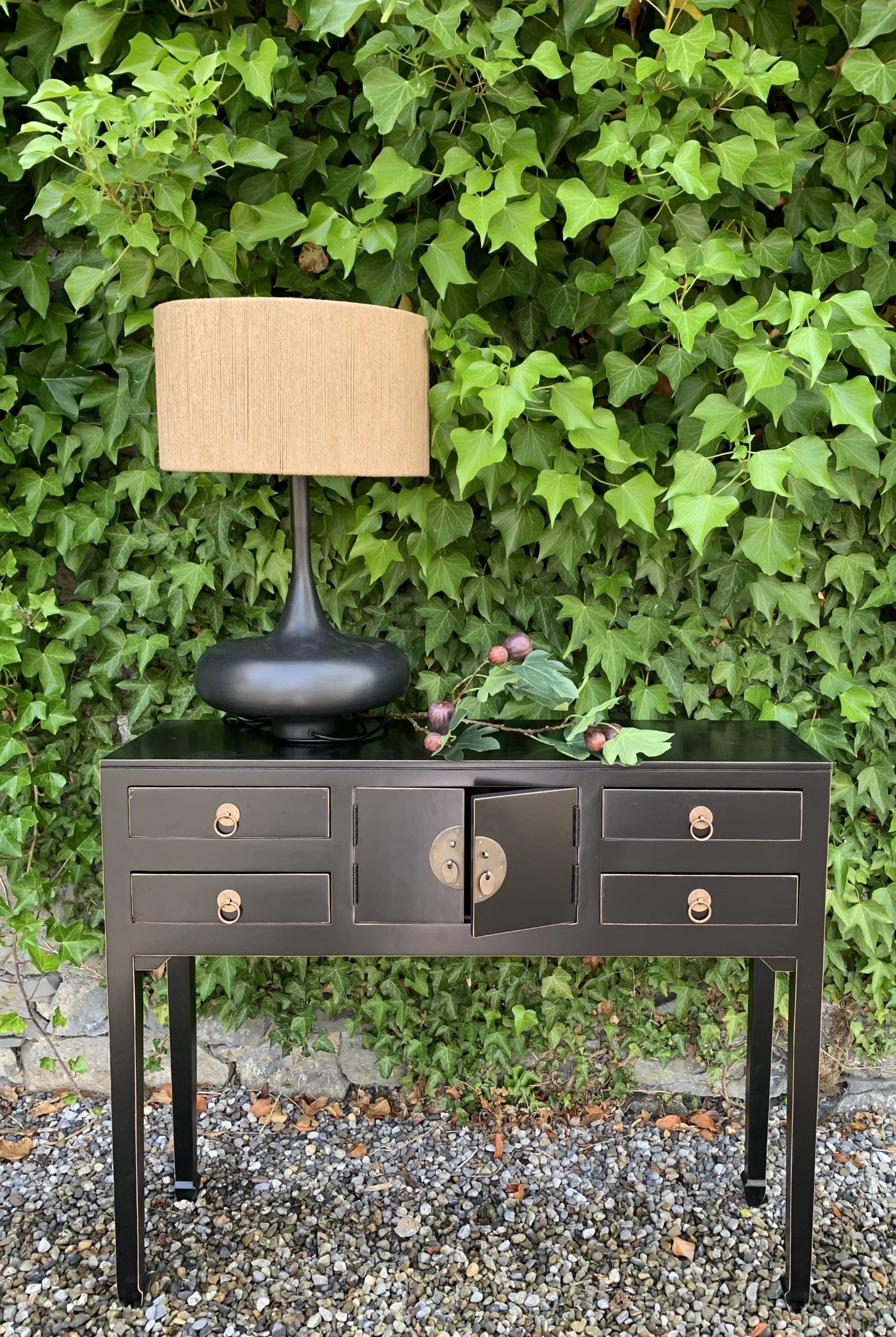 Shanghai 2 Door 4 Drawer Hall Table