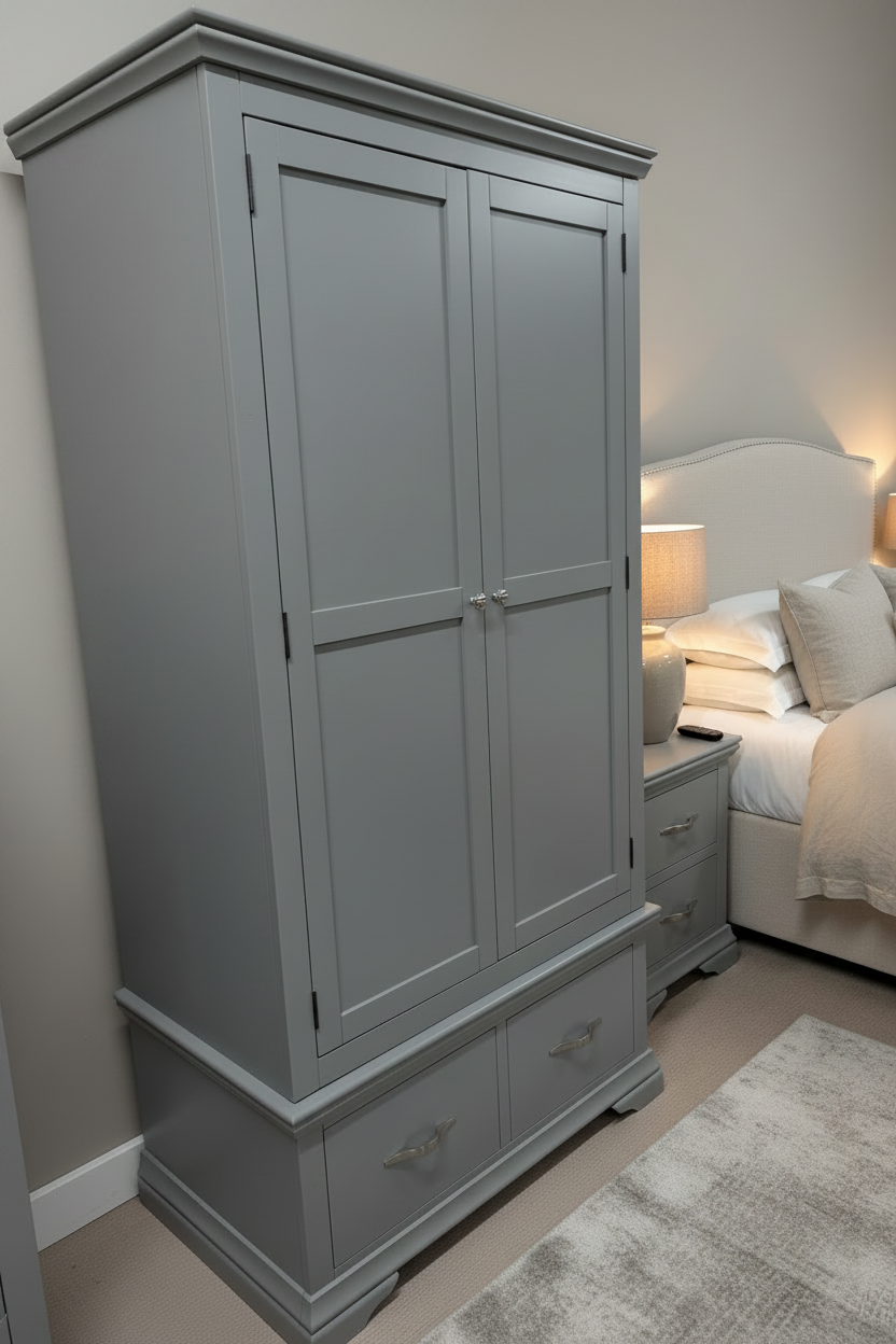 Sorrento 2 Door Robe Light Grey