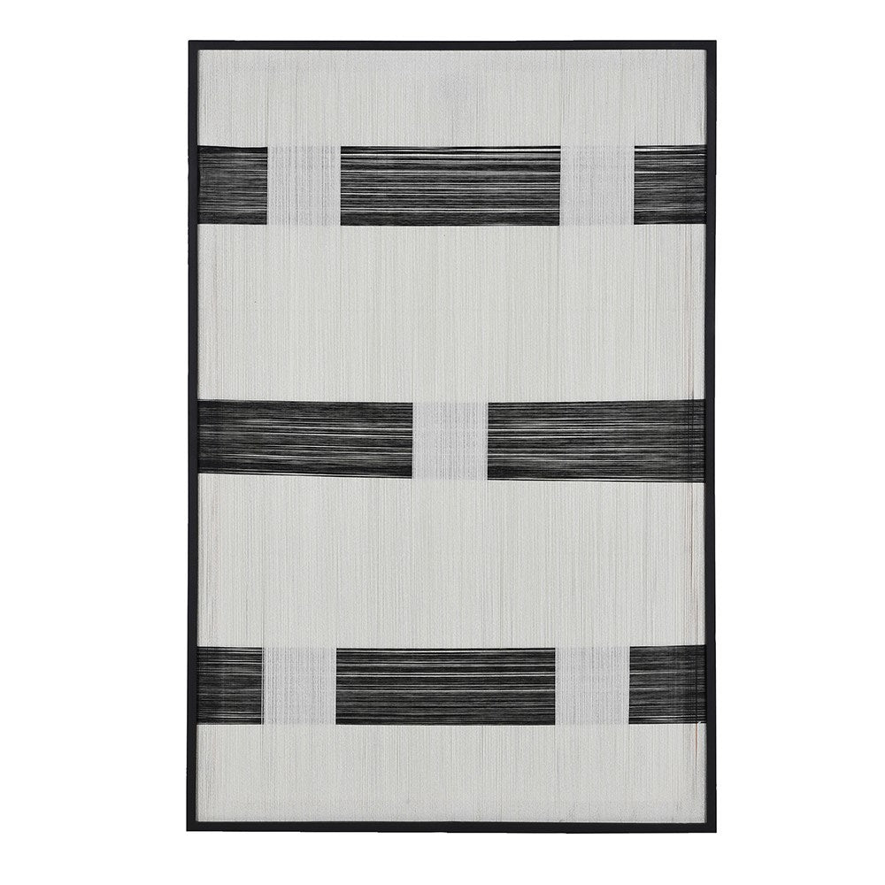 Sutton Black & White Woven Picture