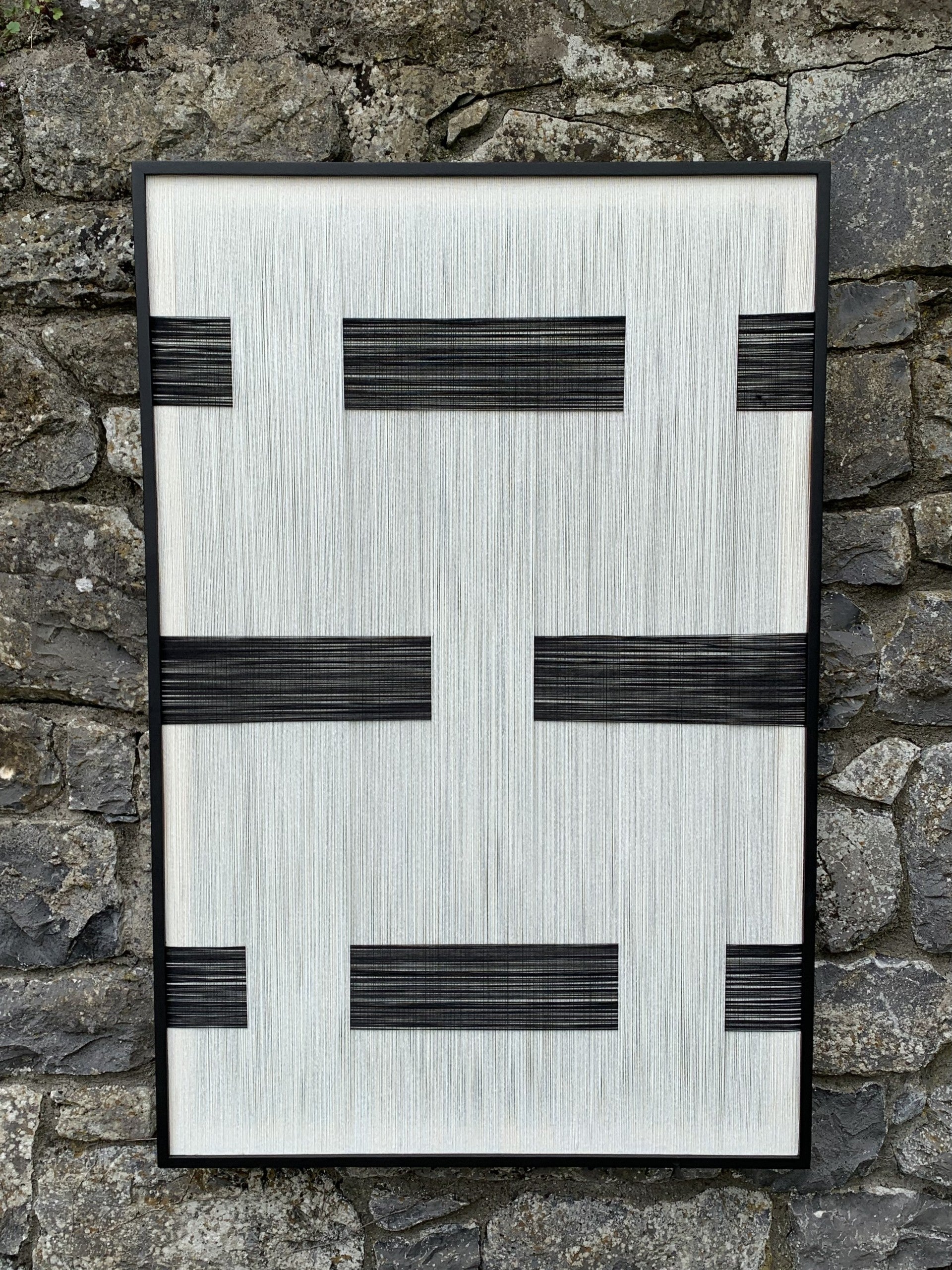 Sutton Black & White Woven Picture