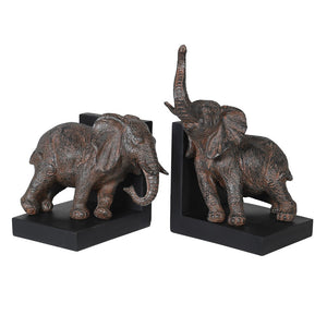 Pair Of Elephant Bookend