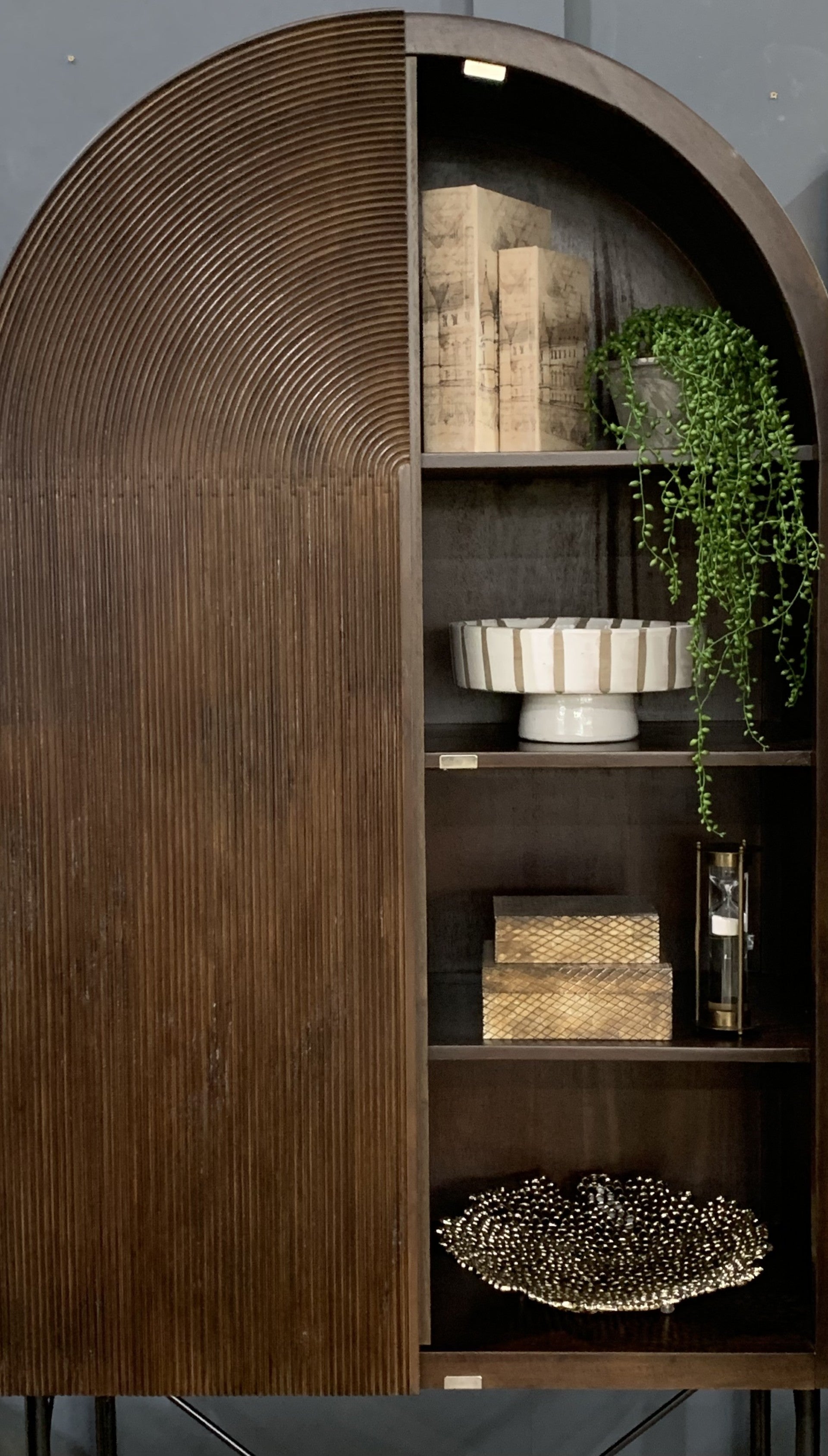 Terracotta Bowl with White Stripe