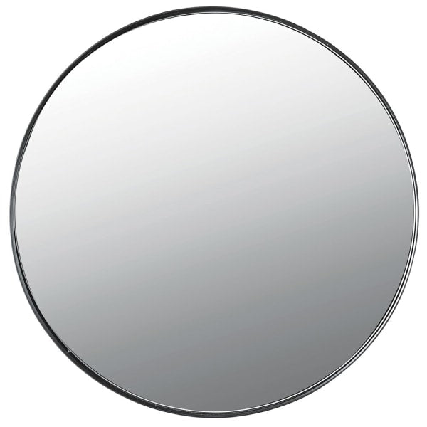 Unembellished Round Mirror Large