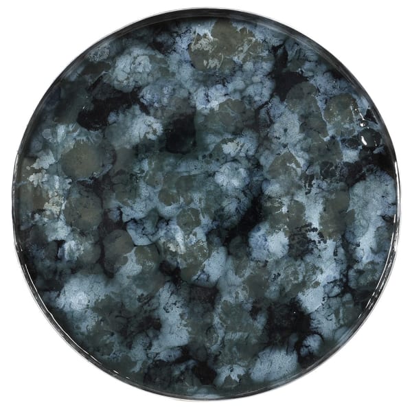 Woodlands Enamel Round Tray