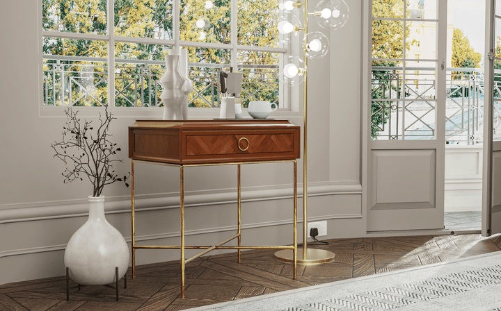 Adare Lamp Table - Cherry - Abbey Furniture - Home & Interiors