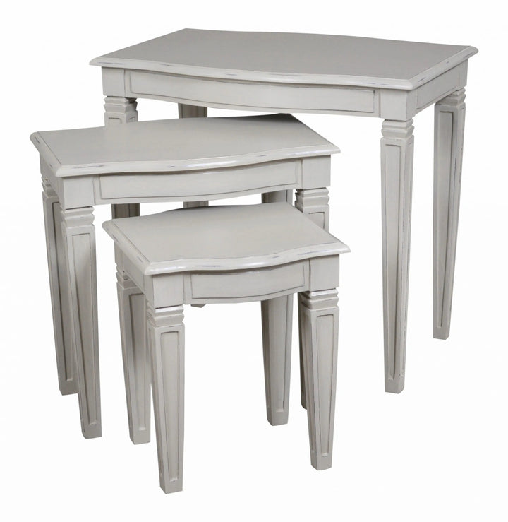 Ana Nest of 3 Tables - Painted - Abbey Furniture - Home & Interiors