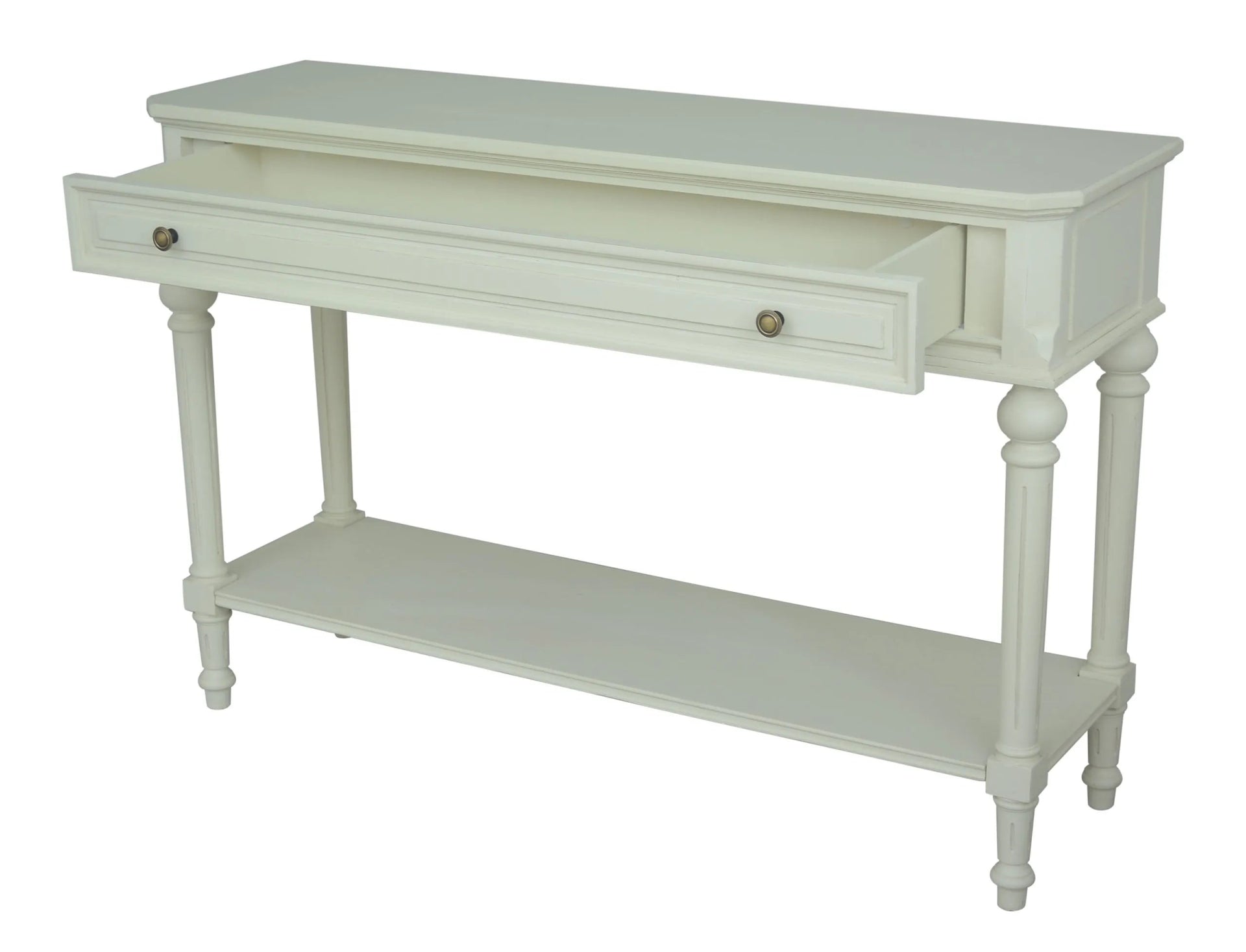 Annabelle 1 Drawer Console Table with Shelf - Abbey Furniture - Home & Interiors