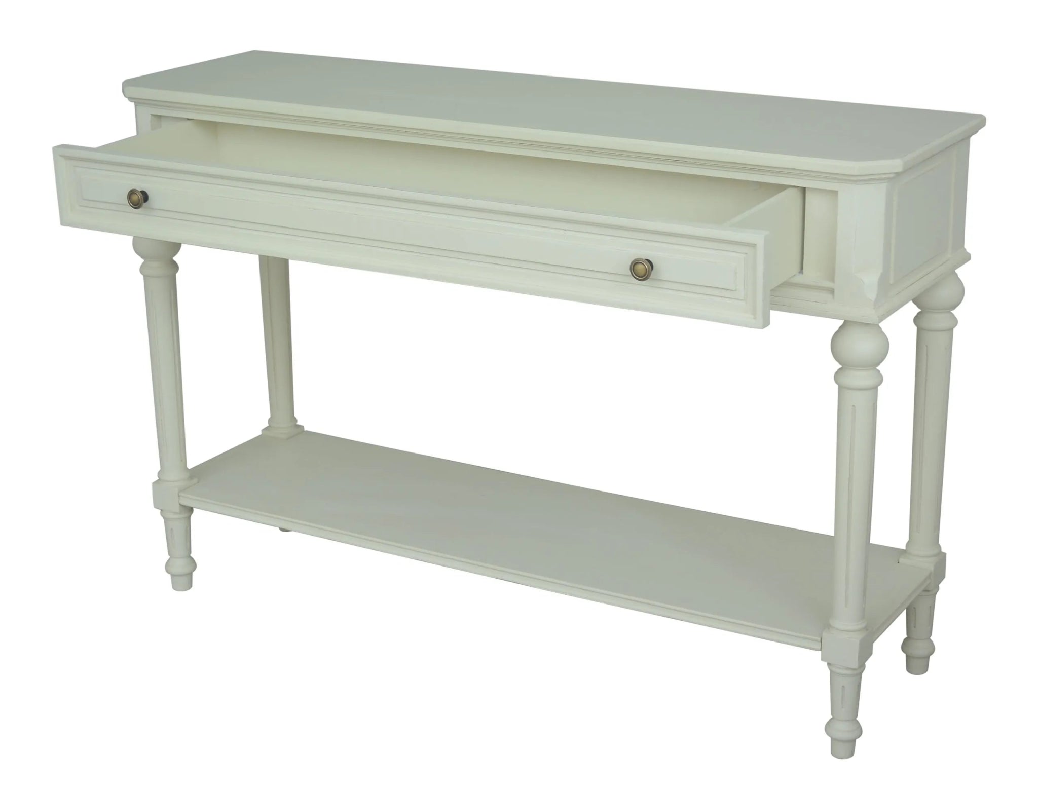 Annabelle 1 Drawer Console Table with Shelf - Abbey Furniture - Home & Interiors