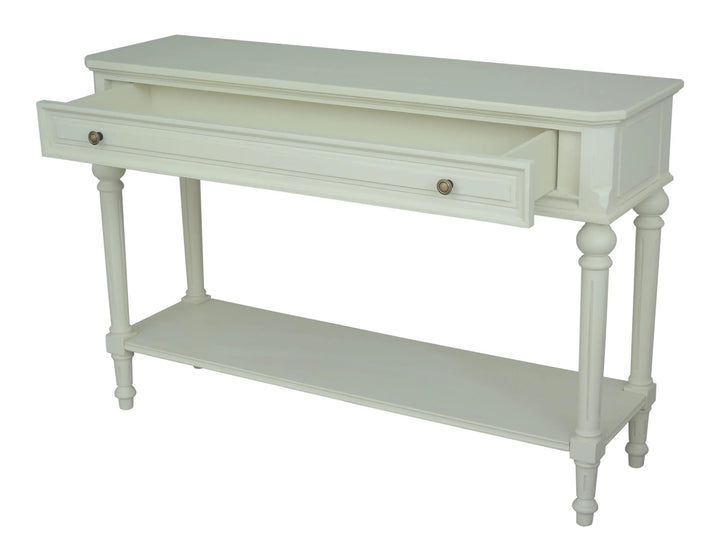 Annabelle 1 Drawer Console Table with Shelf - Abbey Furniture - Home & Interiors
