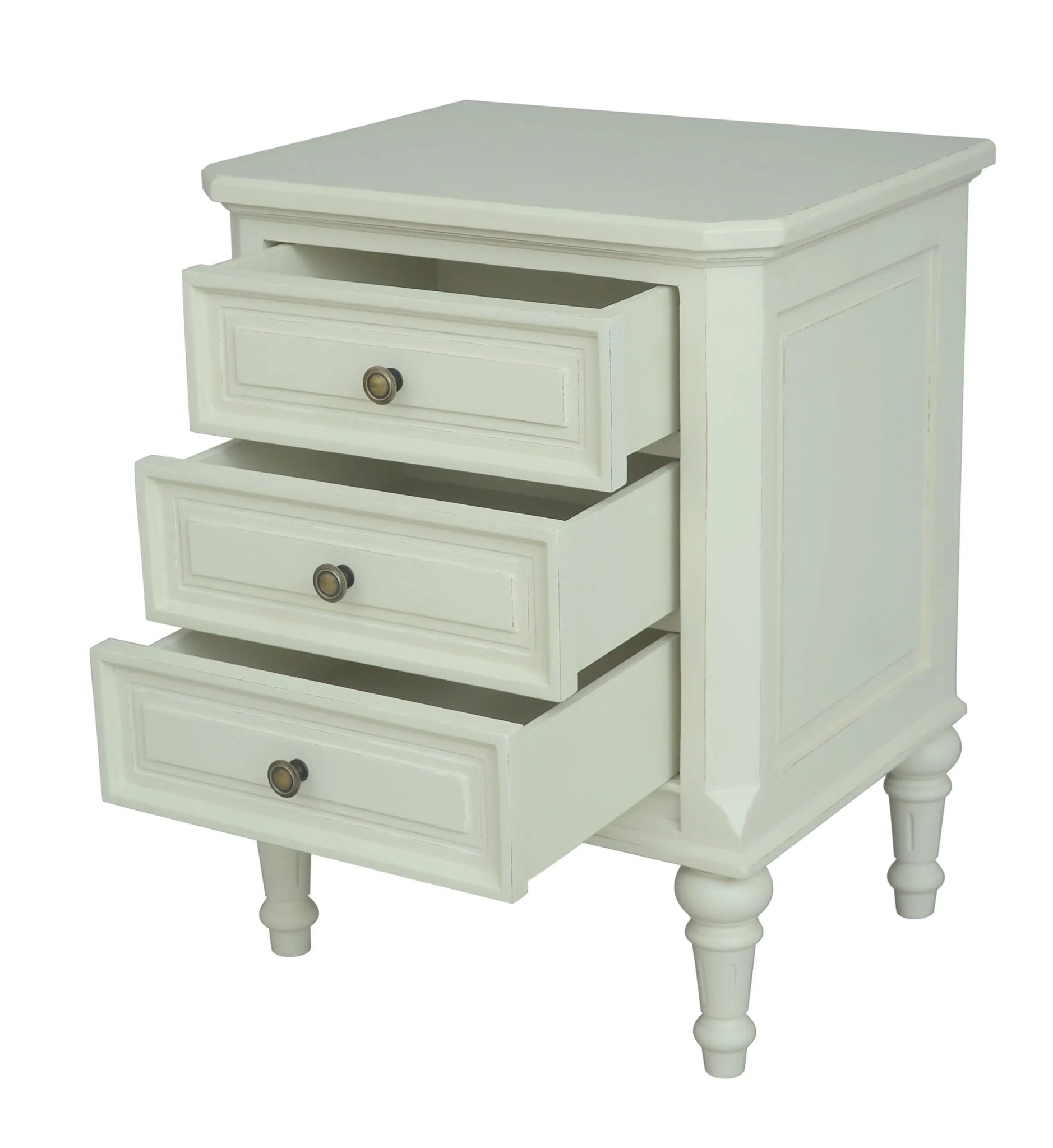 Annabelle 3 Drawer Bedside - Abbey Furniture - Home & Interiors