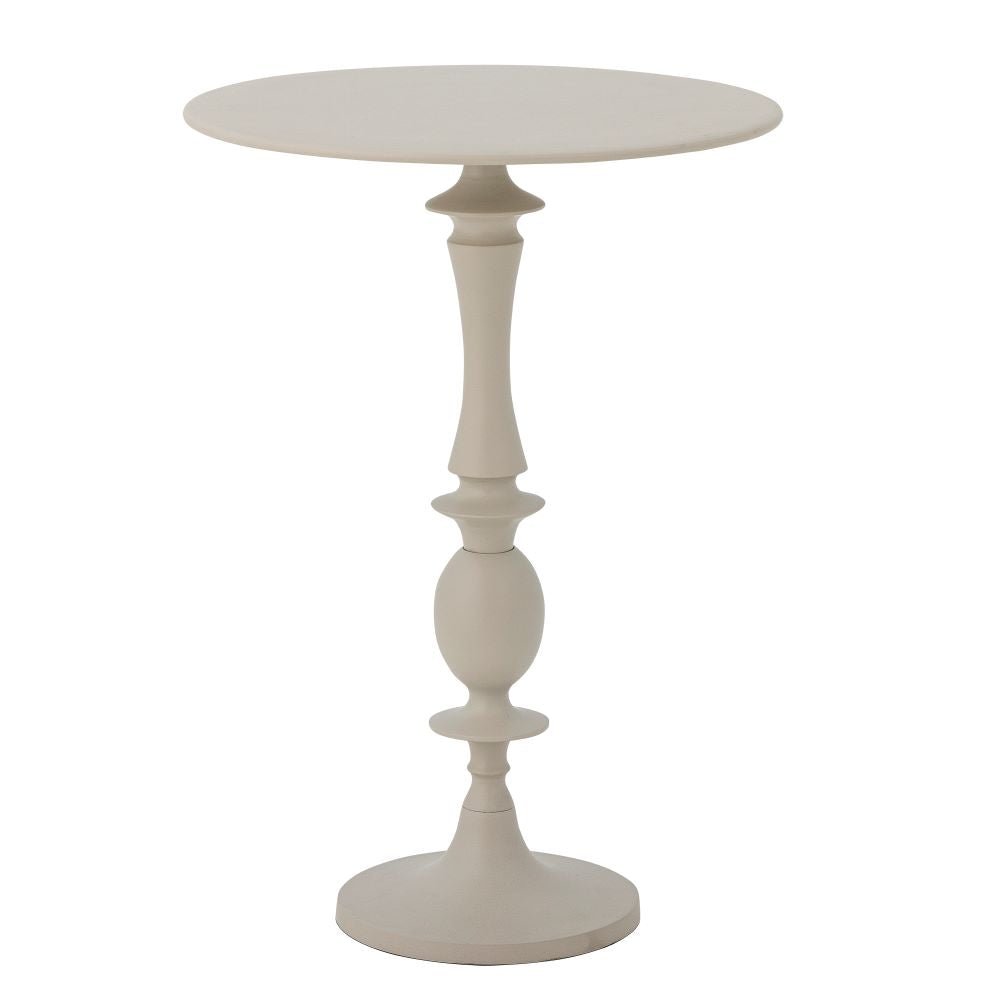 Annan Side Table Grey Aluminum - Abbey Furniture - Home & Interiors