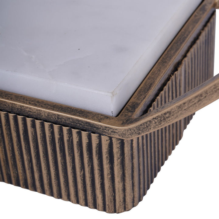 Belvedere Aged Gold Multi Tier Buffet Stand - Abbey Furniture - Home & Interiors