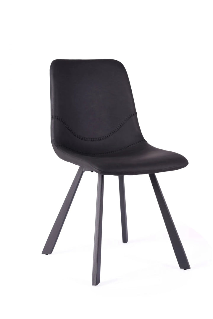 Bentley Vintage Black Dining Chair - Abbey Furniture - Home & Interiors