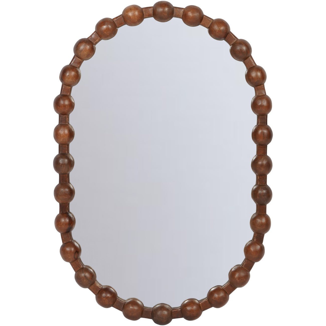Carmel Oval Wooden Carved Mirror - Abbey Furniture - Home & Interiors