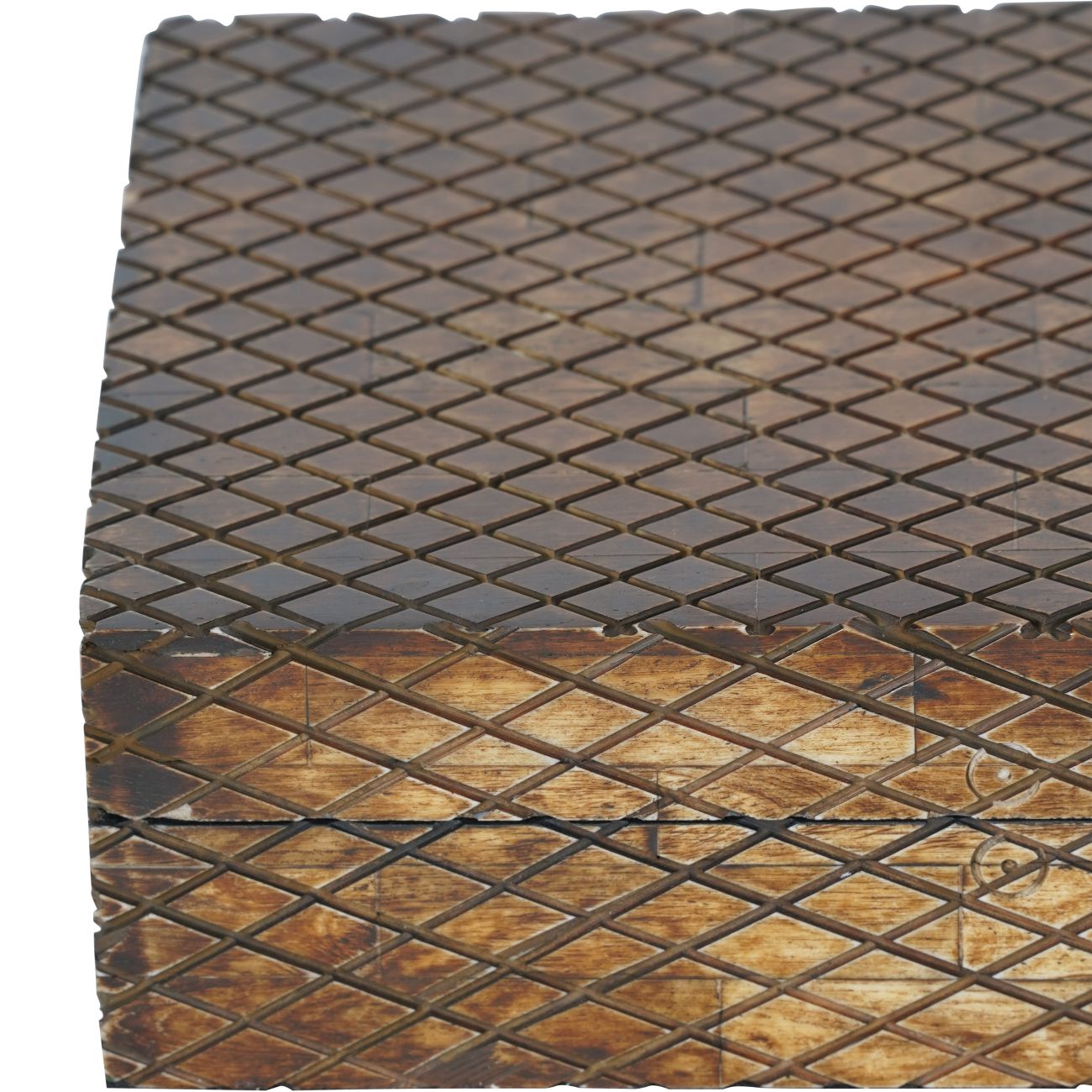 Carved Natual Finish Large Box - Abbey Furniture - Home & Interiors