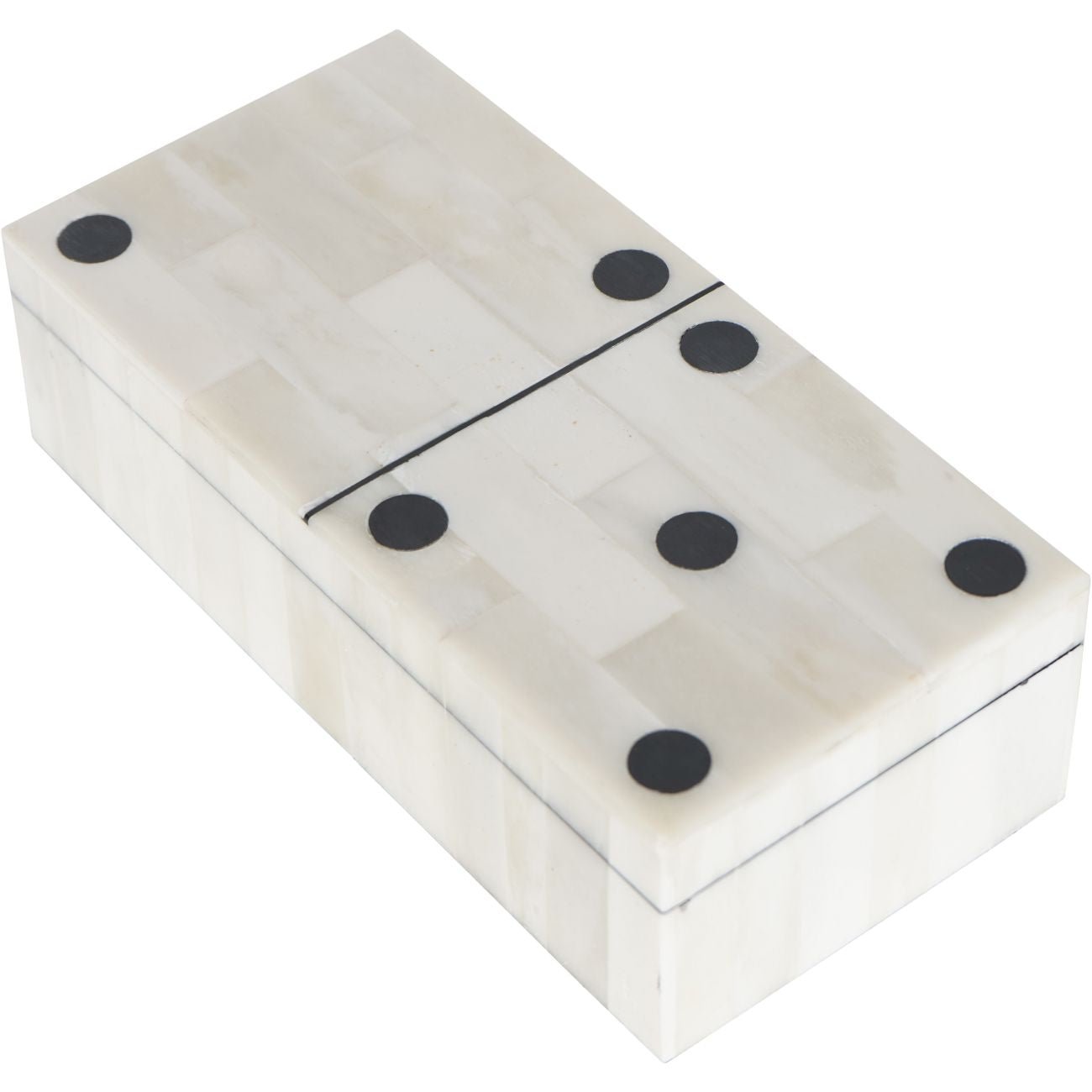 Chollerford Bone Inlay Dominoes Box - Abbey Furniture - Home & Interiors