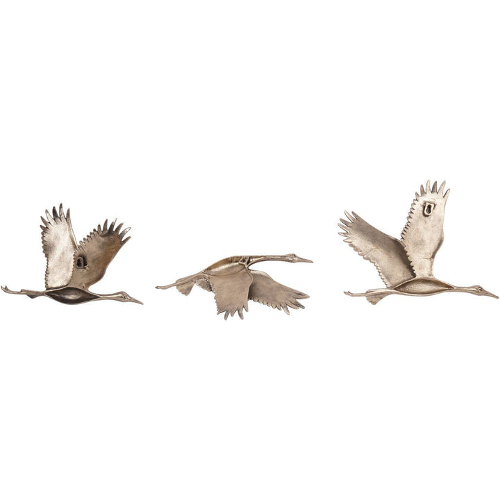 Crane Trio Cast Aluminium Wall Art - Abbey Furniture - Home & Interiors