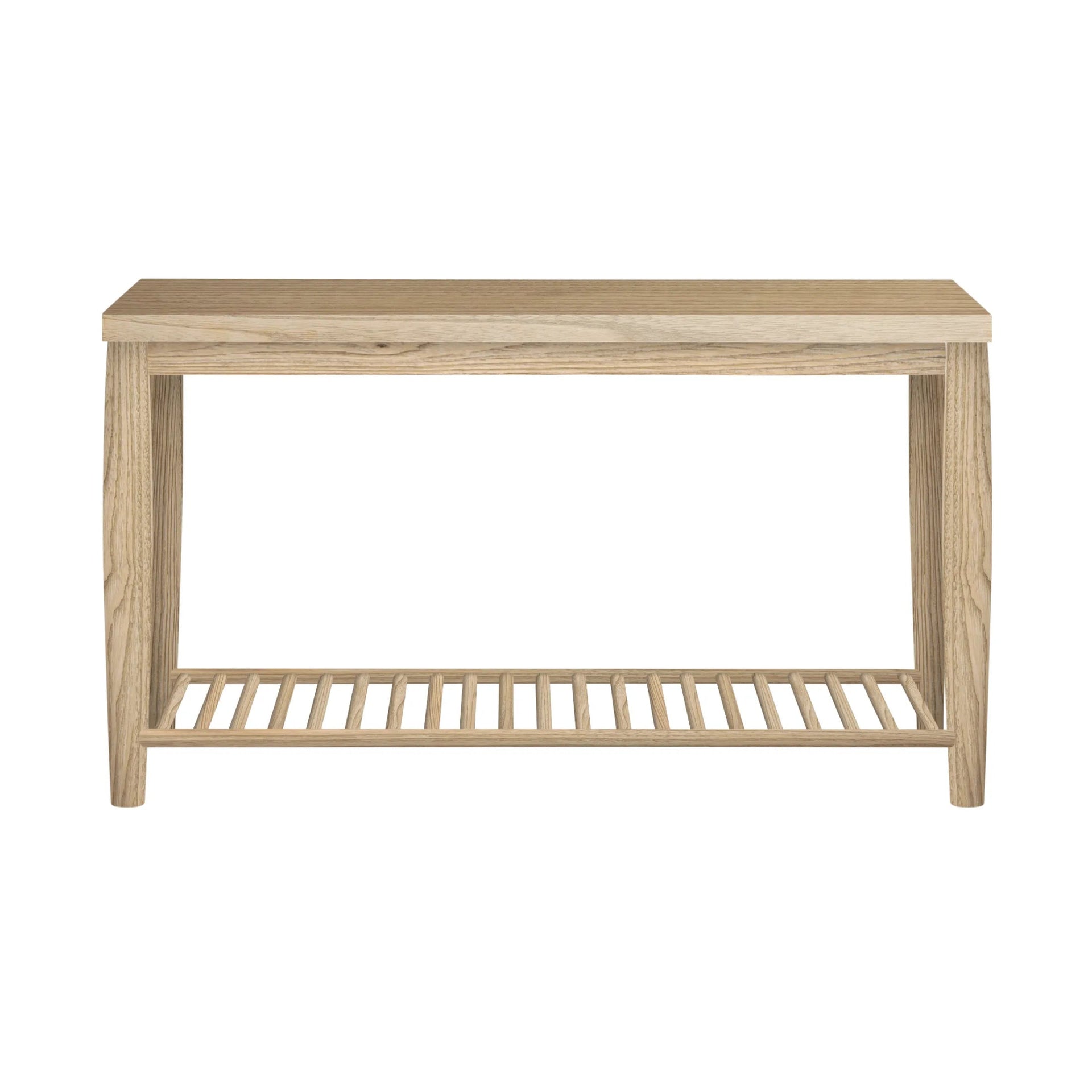 DAKOTA Console Table w/Shelf - OAK - Abbey Furniture - Home & Interiors