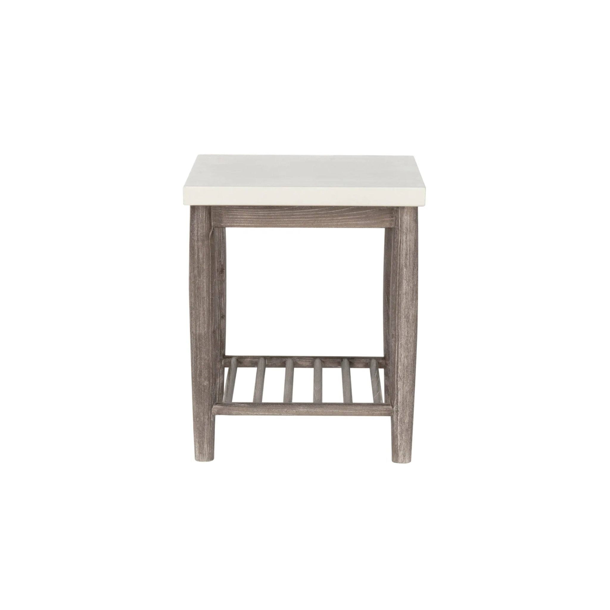 DAKOTA End Table with Shelf - Abbey Furniture - Home & Interiors