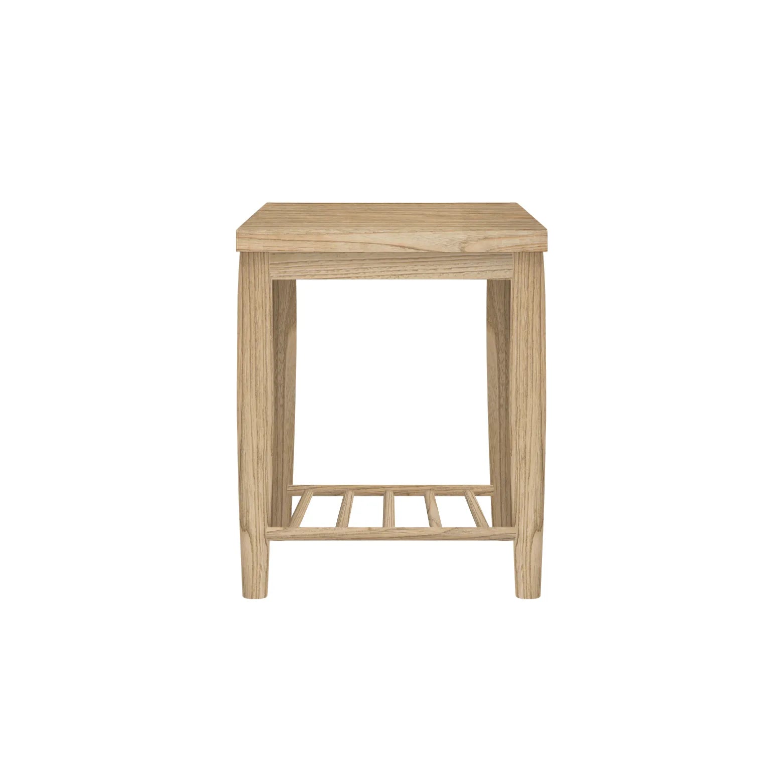DAKOTA End Table with Shelf - OAK - Abbey Furniture - Home & Interiors