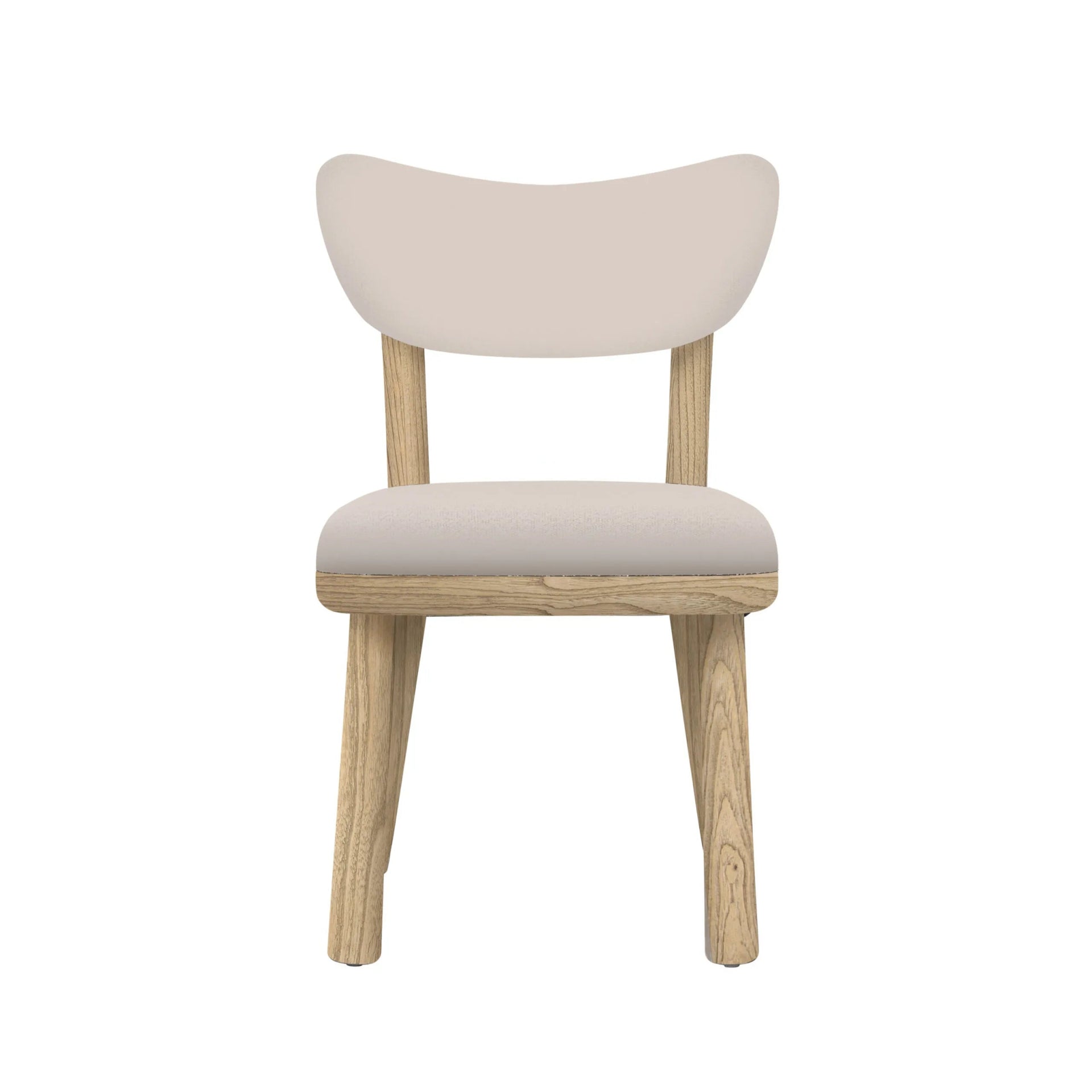 DAKOTA FABRIC BACK DINING CHAIR - OAK - Abbey Furniture - Home & Interiors