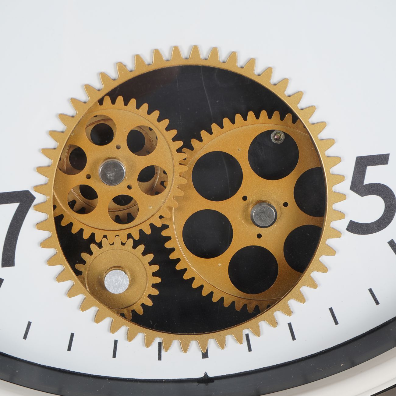 Flow Dial Grey Clock 45cm - Abbey Furniture - Home & Interiors