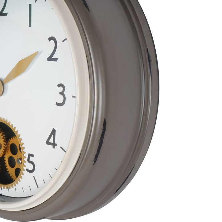 Flow Dial Grey Clock 45cm - Abbey Furniture - Home & Interiors