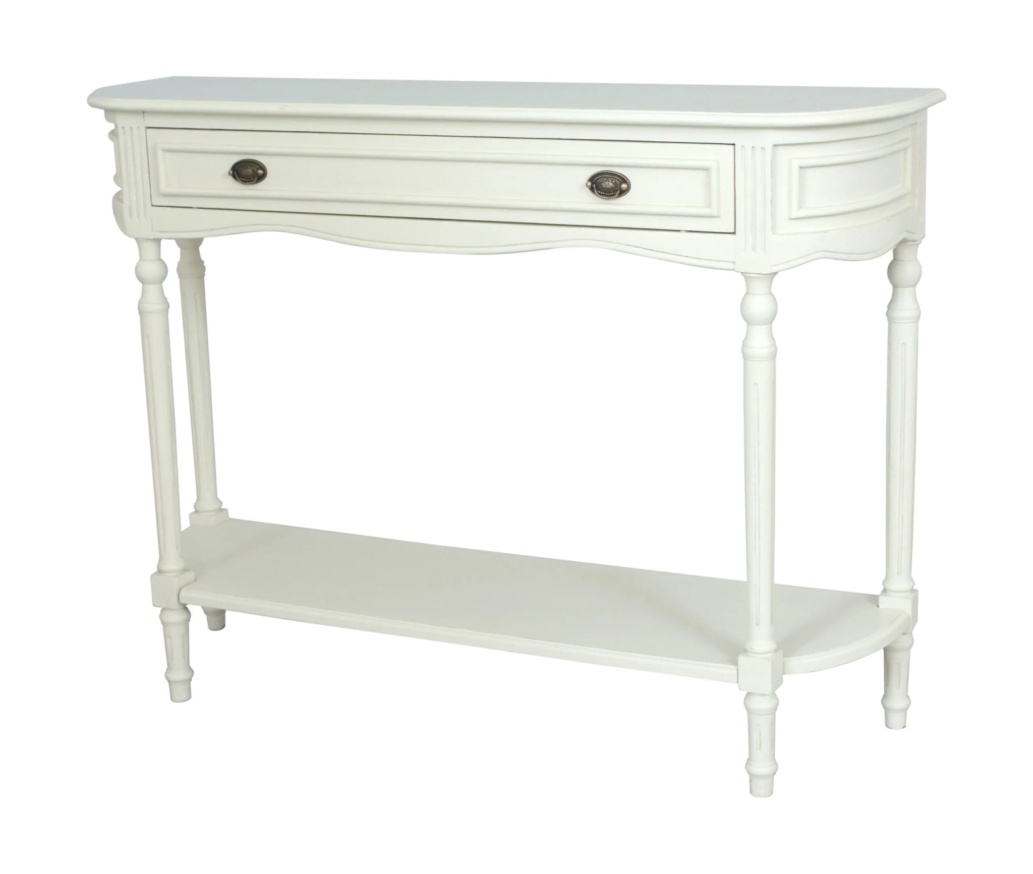 Hermitage 1 Drawer Console Table w/Shelf - Abbey Furniture - Home & Interiors