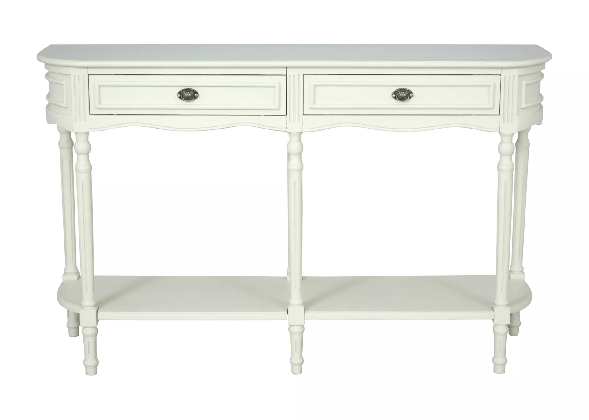 Hermitage 2 Drawer/1 Shelf Console Table - Abbey Furniture - Home & Interiors