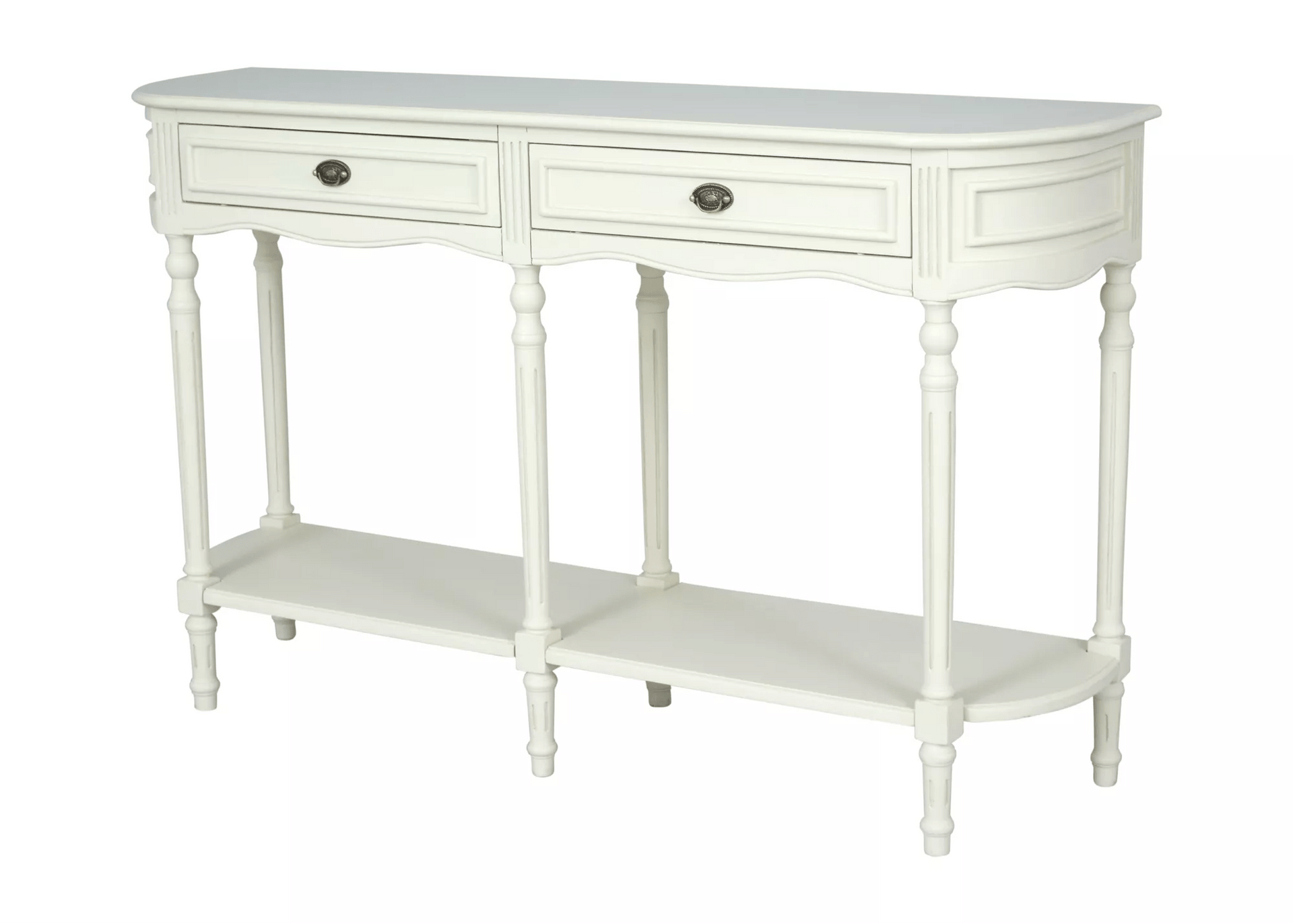 Hermitage 2 Drawer/1 Shelf Console Table - Abbey Furniture - Home & Interiors