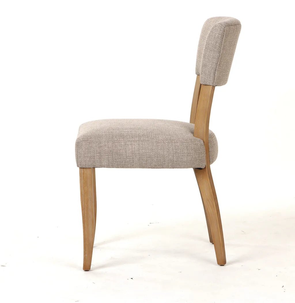 Holly Taupe Fabric Dining Chair - Abbey Furniture - Home & Interiors
