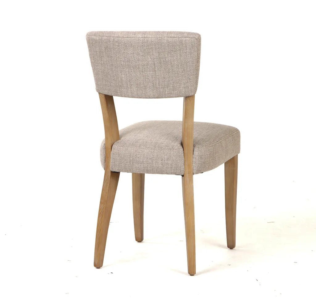 Holly Taupe Fabric Dining Chair - Abbey Furniture - Home & Interiors