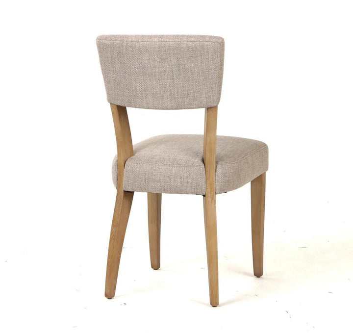 Holly Taupe Fabric Dining Chair - Abbey Furniture - Home & Interiors