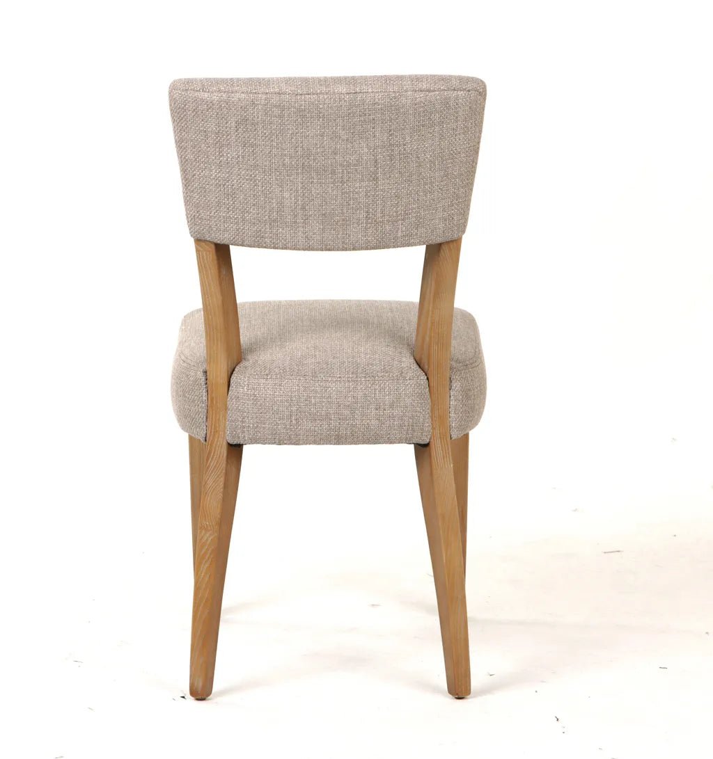 Holly Taupe Fabric Dining Chair - Abbey Furniture - Home & Interiors