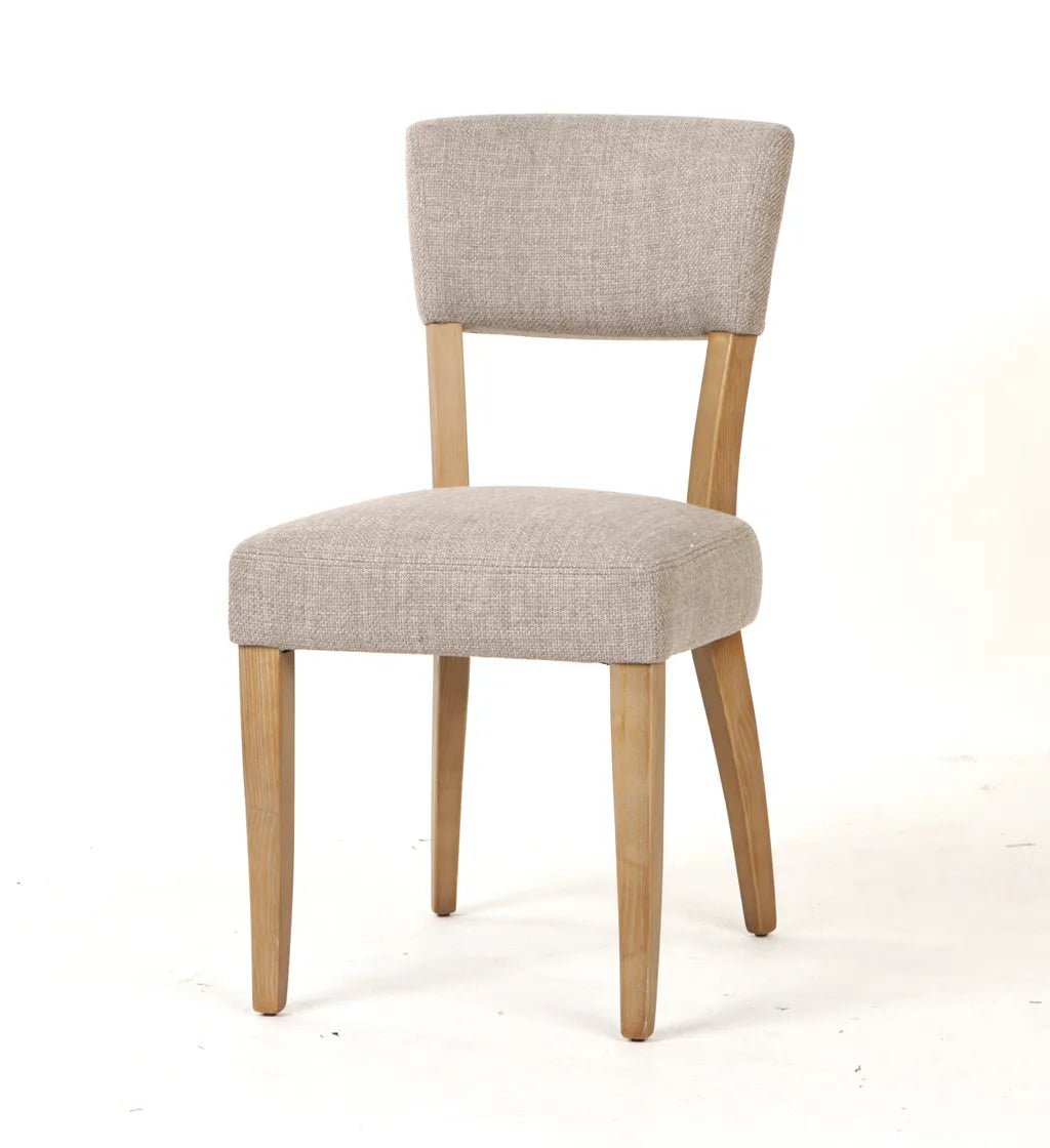 Holly Taupe Fabric Dining Chair - Abbey Furniture - Home & Interiors