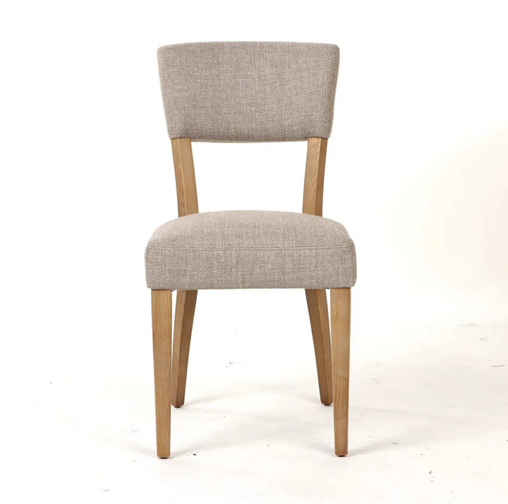 Holly Taupe Fabric Dining Chair - Abbey Furniture - Home & Interiors