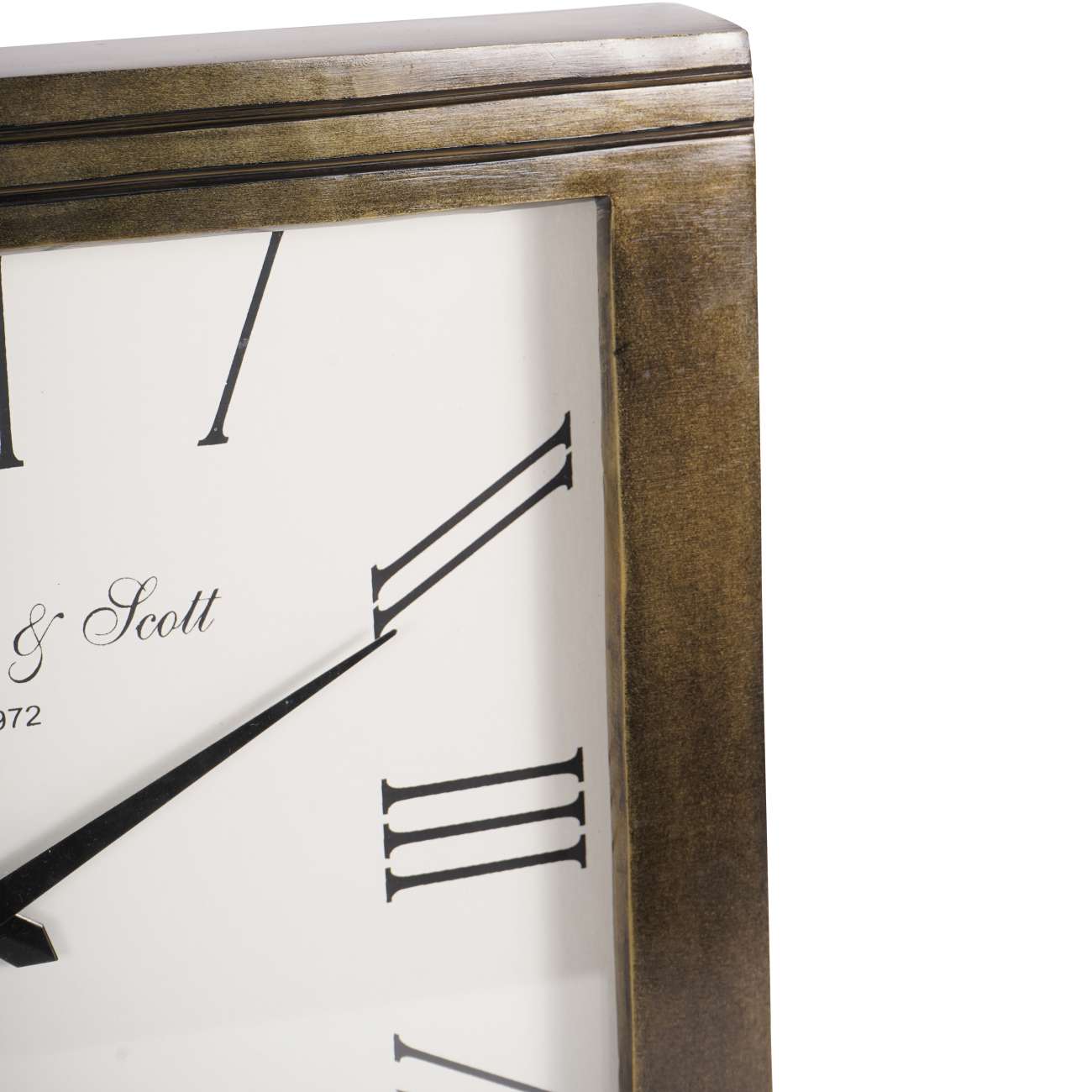 Hornchurch Antique Finish Wall Clock - Abbey Furniture - Home & Interiors