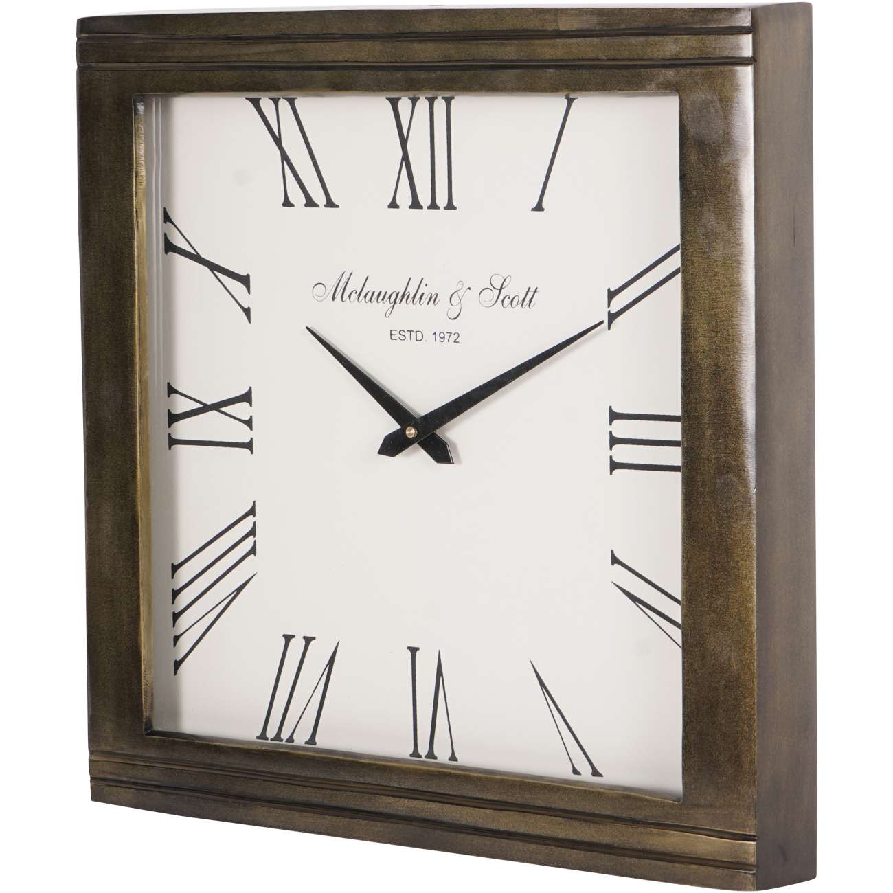 Hornchurch Antique Finish Wall Clock - Abbey Furniture - Home & Interiors