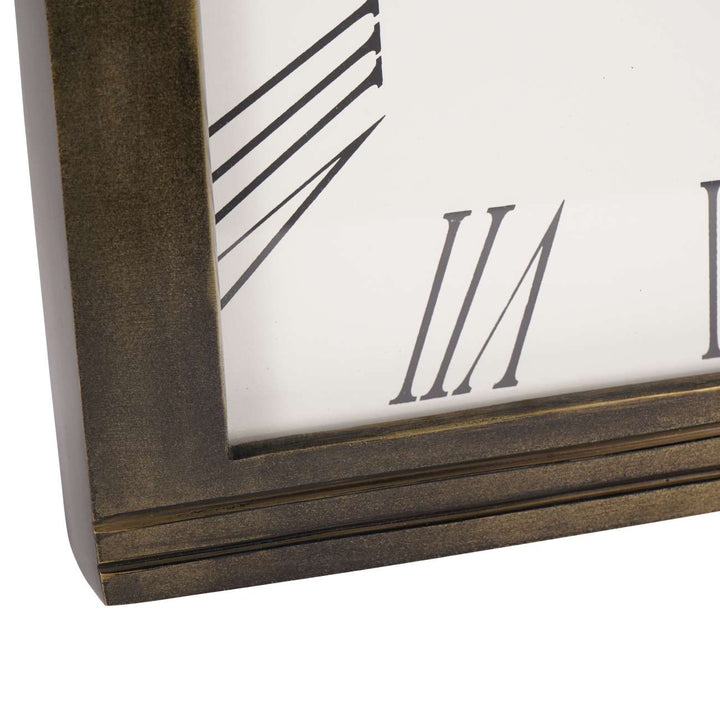 Hornchurch Antique Finish Wall Clock - Abbey Furniture - Home & Interiors