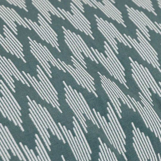 Hutton Woven Jacquard Cushion Blue - Abbey Furniture - Home & Interiors