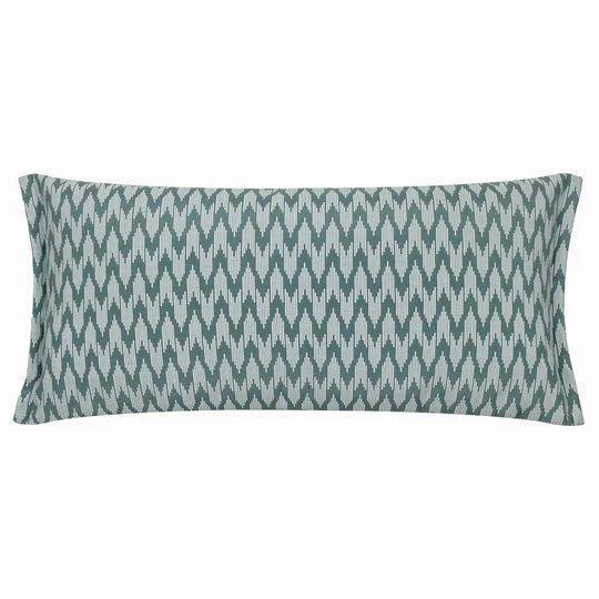 Hutton Woven Jacquard Cushion Blue - Abbey Furniture - Home & Interiors