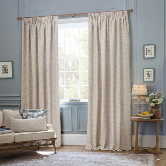 Hutton Woven Jacquard Cushion Linen - Abbey Furniture - Home & Interiors