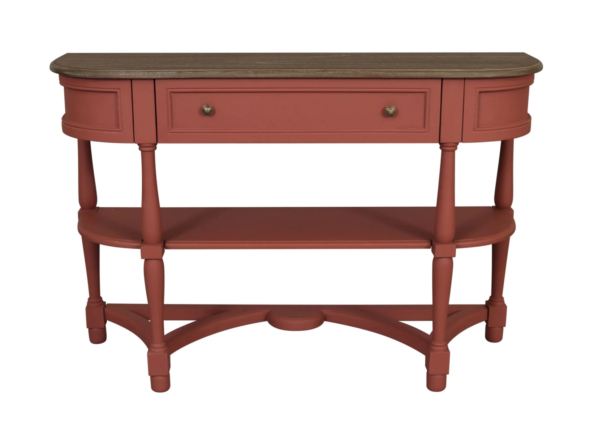 Jardin 1 Drawer Console Table w/2 Shelves Red - Abbey Furniture - Home & Interiors