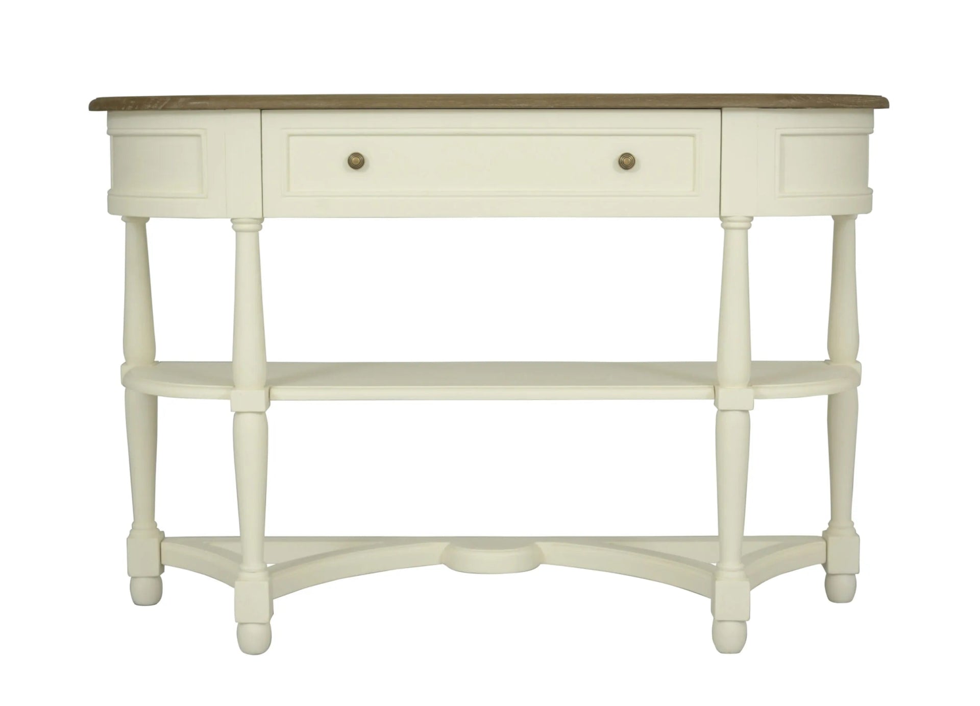 Jardin 1 Drawer Console Table w/2 Shelves White - Abbey Furniture - Home & Interiors