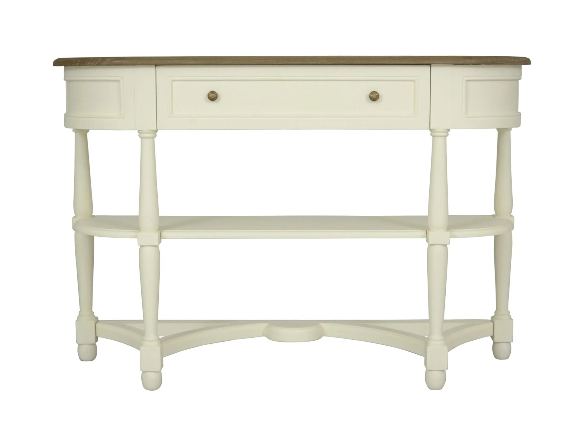 Jardin 1 Drawer Console Table w/2 Shelves White - Abbey Furniture - Home & Interiors