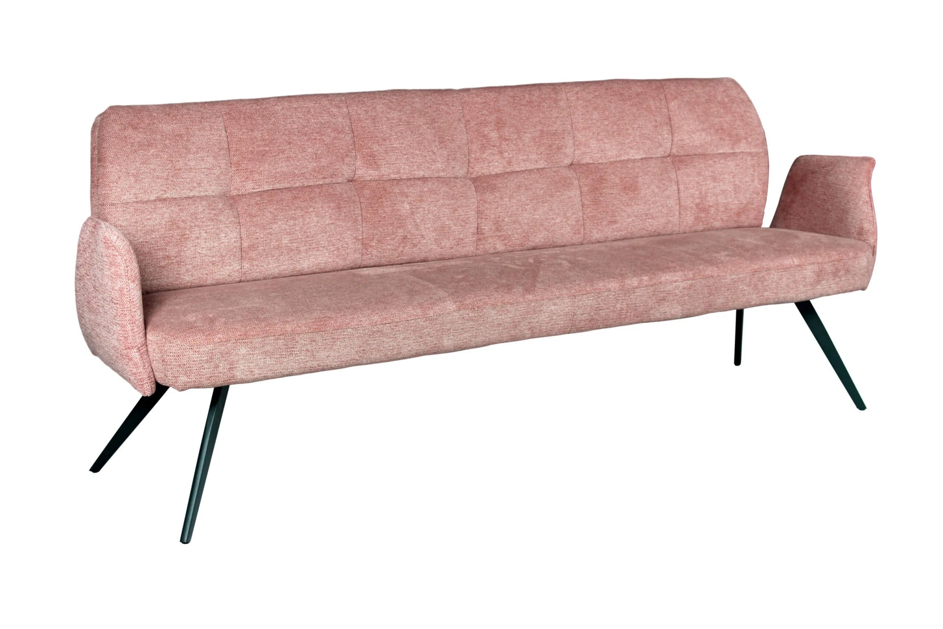 Lars Light Rose Bench 220cm - Abbey Furniture - Home & Interiors
